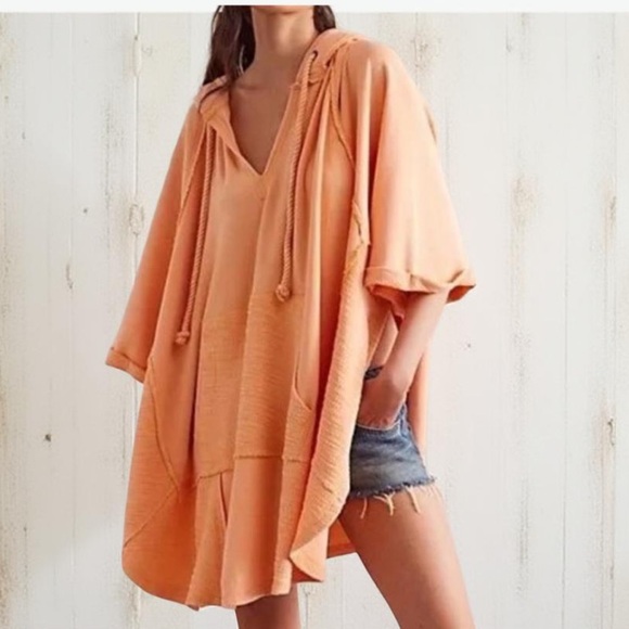 Free People Orange Swim Coverup - Picture 4 of 11